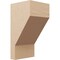 Ekena Millwork 12"W x 12"D x 24"H Wide Clemmons Rough Cedar Woodgrain TimberThane Corbel, Primed Tan CORUR12X12X24CLERCPR - alternate 1